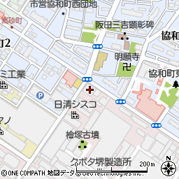 大阪府堺市堺区石津北町61周辺の地図