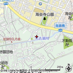 駅部田町堝野公園周辺の地図