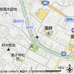 広島県府中市高木町593周辺の地図