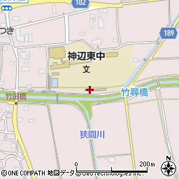 広島県福山市神辺町下竹田952-2周辺の地図