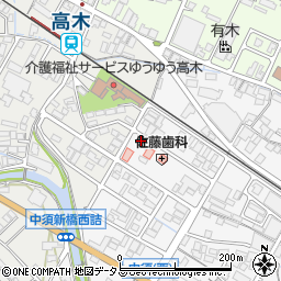 広島県府中市中須町1695周辺の地図