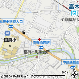 広島県府中市高木町684周辺の地図