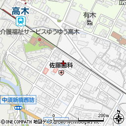 広島県府中市中須町1704周辺の地図
