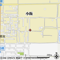奈良県磯城郡田原本町小阪周辺の地図