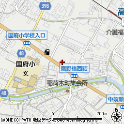 広島県府中市高木町685周辺の地図