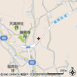 岡山県浅口市金光町上竹274周辺の地図