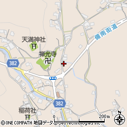 岡山県浅口市金光町上竹275周辺の地図