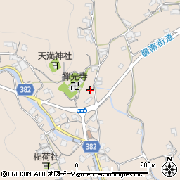 岡山県浅口市金光町上竹318周辺の地図