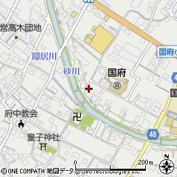 広島県府中市高木町580周辺の地図