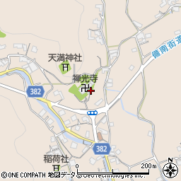 岡山県浅口市金光町上竹312周辺の地図
