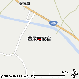 広島県東広島市豊栄町安宿周辺の地図