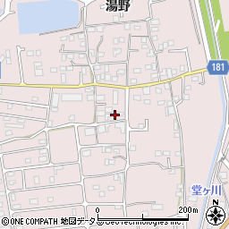 広島県福山市神辺町湯野970周辺の地図