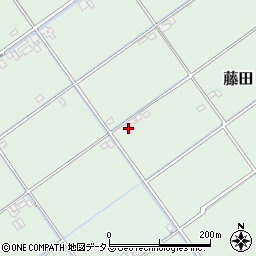 岡山県岡山市南区藤田2710周辺の地図