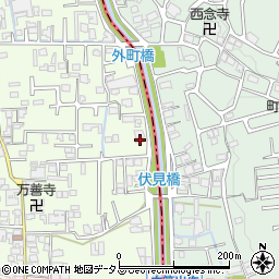 奈良県香芝市上中449-5周辺の地図