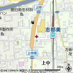 奈良県香芝市上中150周辺の地図