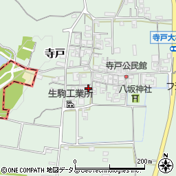 奈良県北葛城郡広陵町寺戸444-2周辺の地図