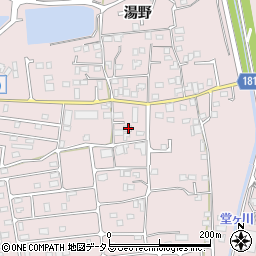 広島県福山市神辺町湯野968-3周辺の地図