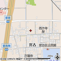 奈良県磯城郡田原本町宮古周辺の地図