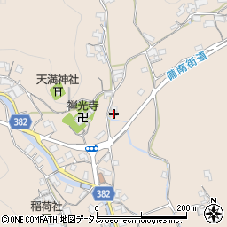 岡山県浅口市金光町上竹323周辺の地図