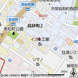 株式会社高砂自動車周辺の地図