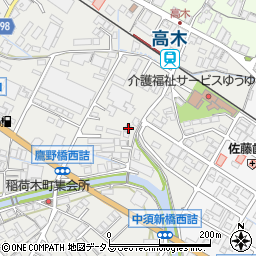 広島県府中市高木町723周辺の地図