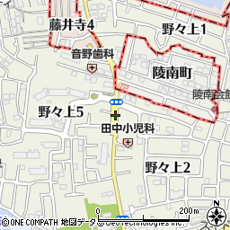 藤井寺南住宅前周辺の地図
