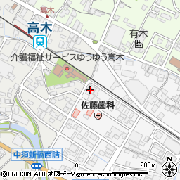 広島県府中市中須町1706周辺の地図