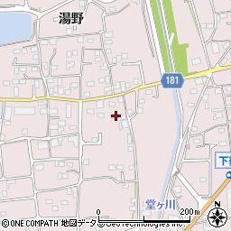 広島県福山市神辺町湯野945周辺の地図