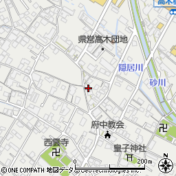 広島県府中市高木町989周辺の地図