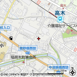 広島県府中市高木町710周辺の地図