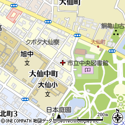 大阪府堺市堺区大仙中町9周辺の地図