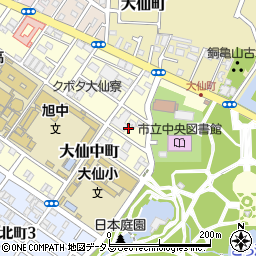 大阪府堺市堺区大仙中町9周辺の地図