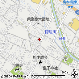 広島県府中市高木町958周辺の地図