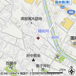 広島県府中市高木町957周辺の地図