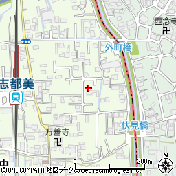 奈良県香芝市上中462-8周辺の地図