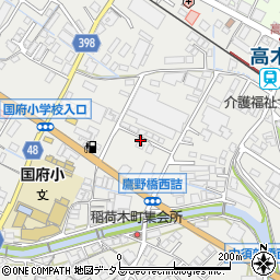 広島県府中市高木町674周辺の地図