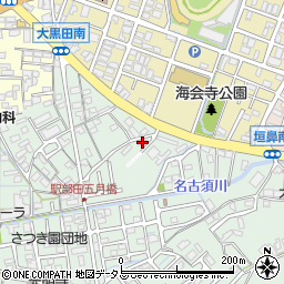 松阪変電所周辺の地図