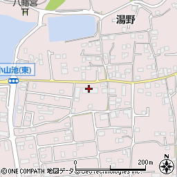 広島県福山市神辺町湯野1021-1周辺の地図