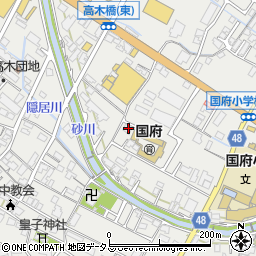 広島県府中市高木町583周辺の地図