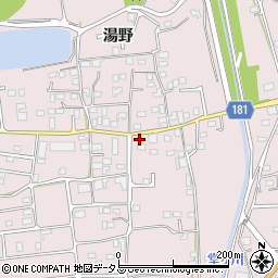 広島県福山市神辺町湯野953周辺の地図