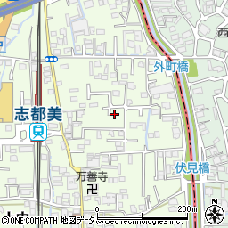 奈良県香芝市上中462-13周辺の地図