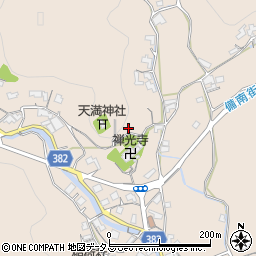 岡山県浅口市金光町上竹521周辺の地図