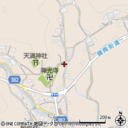 岡山県浅口市金光町上竹321周辺の地図