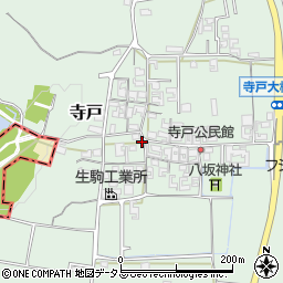 奈良県北葛城郡広陵町寺戸347-1周辺の地図