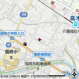 広島県府中市高木町674-18周辺の地図