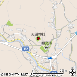 岡山県浅口市金光町上竹303周辺の地図