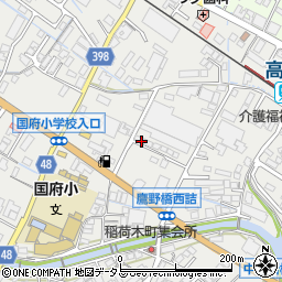 広島県府中市高木町674-20周辺の地図