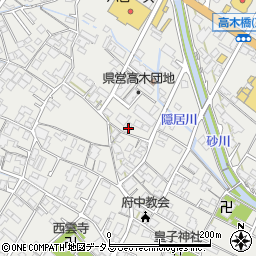 広島県府中市高木町462周辺の地図