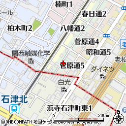 大阪府堺市堺区春日通4丁周辺の地図