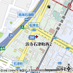 カレーハウスＣｏＣｏ壱番屋堺浜寺石津店周辺の地図